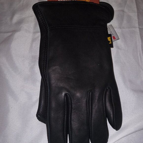 Wells Lamont Other - Wells Lamont ComfortHyde Black Genuine Leather Winter Gloves Unisex Size L – New